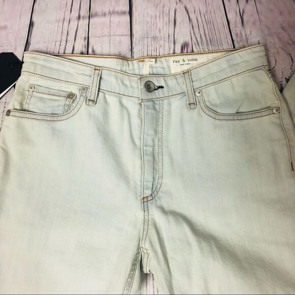 rag & bone Nina High-Rise Skinny Ankle Crop Stretch Jeans 26 - Picture 6 of 15